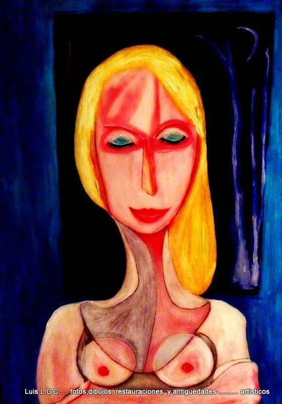 „Portretul Femeii Blonde” — pictură de Luis Ludovic Garcia Camarero