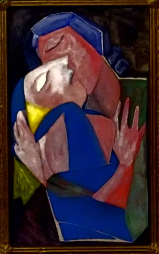 „Transcendența Iubirii” (2022), acrilic pe pânză — tablou de Luis Ludovic Garcia Camarero