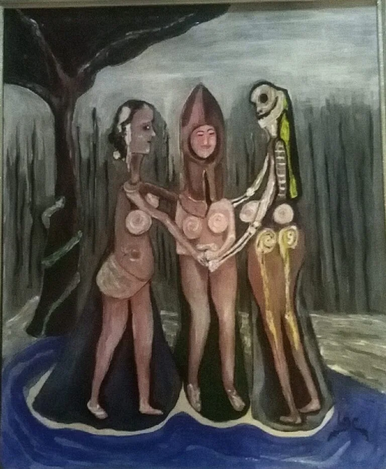 „Traversând Pragul Eternității” — pictură de Luis Ludovic Garcia Camarero