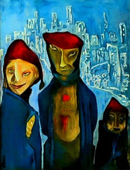„Emigranții” — pictură de Luis Ludovic Garcia Camarero