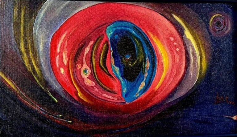 „Ochiul cosmic I” — pictură de Luis Ludovic Garcia Camarero