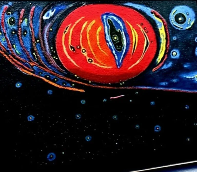 „Ochiul cosmic II” — pictură de Luis Ludovic Garcia Camarero